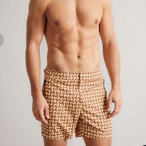 Ted Baker London Harlley Swim Trunk Geometric, 5/XL